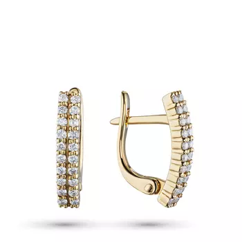 Серьги из желтого золота э0312сг04210303