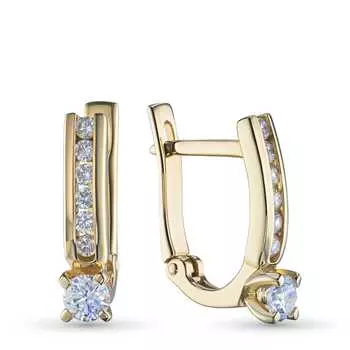Серьги из желтого золота э0312сг05090500_white