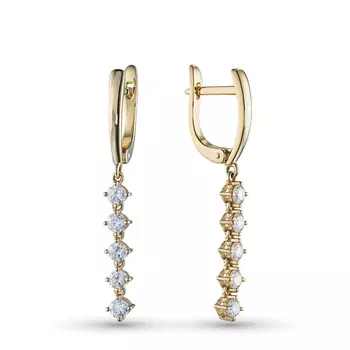 Серьги из желтого золота э0312сг05150500_white