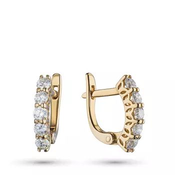 Серьги из желтого золота э0312сг05210701