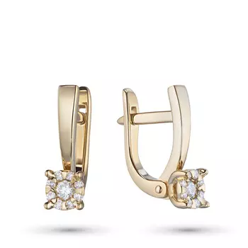 Серьги из желтого золота э0312сг07176900