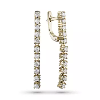 Серьги из желтого золота э0312сг07190510