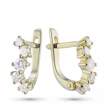 Серьги из желтого золота э0312сг10172900