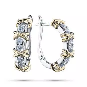 Серьги из желтого золота э4812сг07156100_white