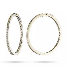 Серьги из желтого золота с бриллиантом гд03с051805