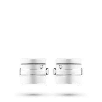 Запонки из серебра с бриллиантами э0601зп01181500