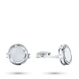 Запонки из серебра с бриллиантом э0601зп05200717