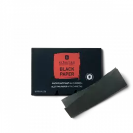 Черные матирующие салфетки с углем