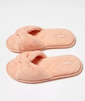 Chaussons doudou ouverts - MARTA - ROSE - 40/41