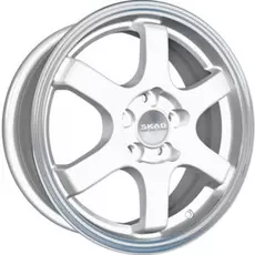 Диски R15 4x100 6J ET48 D54,1 Скад Киото алмаз белый