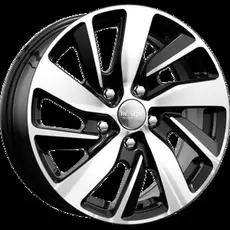 Диски R16 5x112 6,5J ET50 D57,1 K&K КС741(ZV 16_Golf) алмаз черный