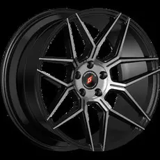 Диски R17 5x114,3 7,5J ET42 D67,1 INFORGED IFG38 Black Machined лого IFG (MB+RED, 64 мм)