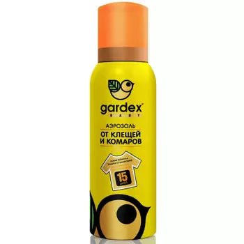 Аэрозоль-репеллент гардекс беби 100 мл от клещей и комаров