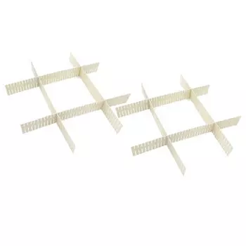 Акция 1+1 набор разделителей для ящиков 4 шт Unigood белый tr-hhd-drs002 w