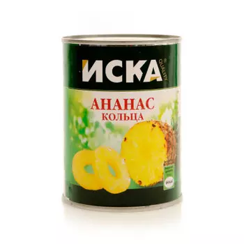 Ананасы иска 3100г кольца ж/б