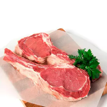 Антрекот говяжий на кости мясо молодых бычков сп