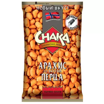 Арахис Chaka 130г обжаренный со вкусом черного перца