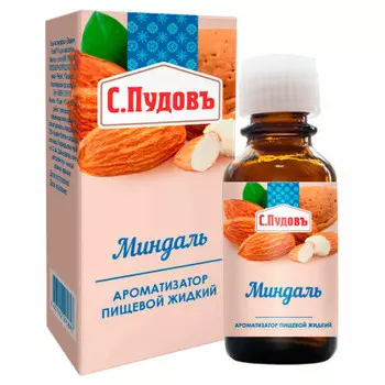 Ароматизатор С.Пудовъ миндаль 10г стекл. флакон
