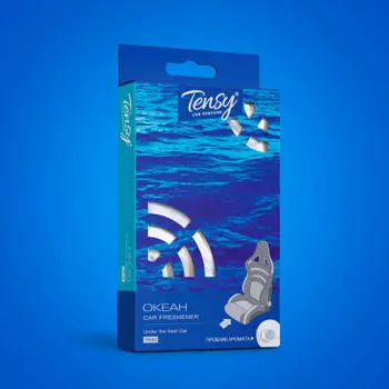 Ароматизатор Tensy под сидение океан с пробником гель