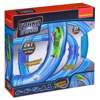 Автотрек бондибон гонки в трубе 37 деталей 40.5 х10 х36.5 см вв3127