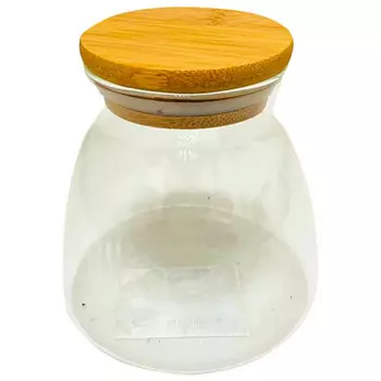 Банка для хранения 1020мл Absolute Home стекло крышка дерево sy-1