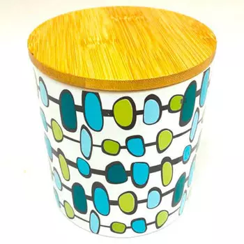 Банка для хранения 11*12.5 см Absolut Home радужные камни керамика d043-11-3