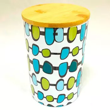 Банка для хранения 11*17.5 см Absolut Home радужные камни керамика d043-11-2