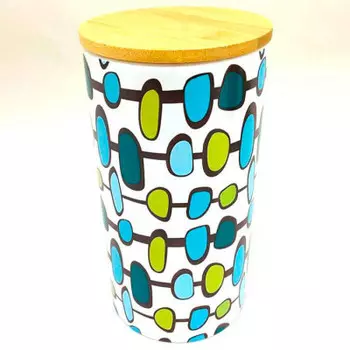 Банка для хранения 11*21.5 см Absolut Home радужные камни керамика d043-11-1