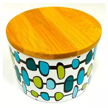 Банка для хранения 11*7.5 см Absolut Home радужные камни керамика d043-11-4