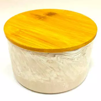 Банка для хранения 15*9.5 см Absolut Home мрамор керамика d038-4-3