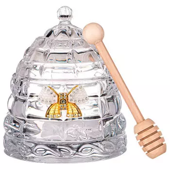 Банка для меда 0,3 л Lefard венеция с палочкой 355-052