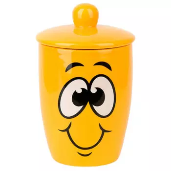 Банка для сыпучих продуктов 0.55 л доломит смайл конус керамика l2520870