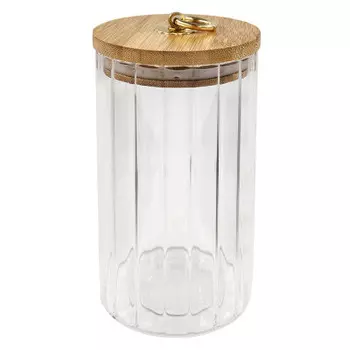 Банка для сыпучих продуктов 700 мл Unigood с крышкой стекло a0008-02