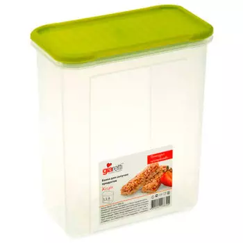 Банка для сыпучих продуктов крупа 1,5л gr2233