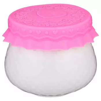 Баночка для меда/варенья 180 мл диаманд с силиконовой крышкой 359-313