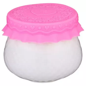 Баночка для меда/варенья 180 мл диаманд с силиконовой крышкой 359-442