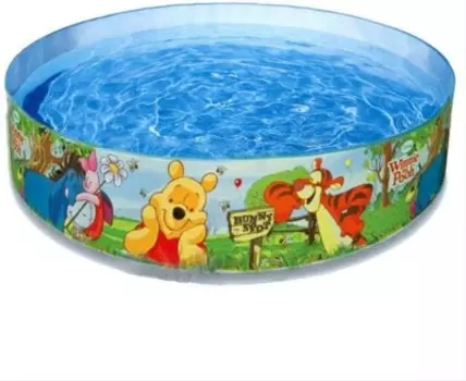 Бассейн детский интекс 122*122*25 см плоский борт винни пух 58475