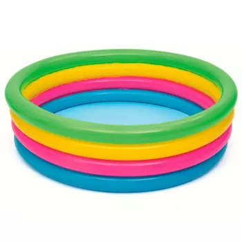 Бассейн надувной 157*46 см бествей радуга от 3-х лет 51117