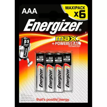 Батарейка энерджайзер aaa 6 шт