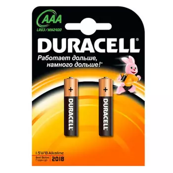 Батарейка duracell aaa mn2400 b2