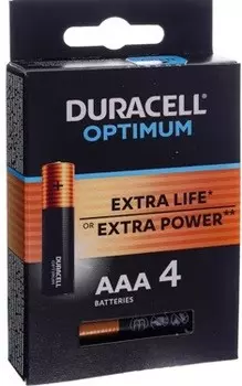 Батарейка duracell opti ааа 4 шт