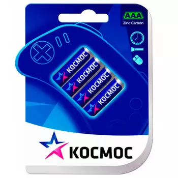 Батарейка Космос 4bl солевые r03
