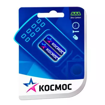 Батарейка космос r03 2*bl солевые