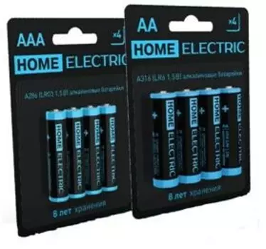 Батарека home electric r06 aa