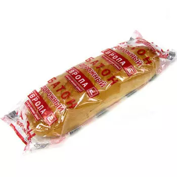 Батон дорожный Европа 400 г свежий хлеб