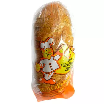 Батон губкинский нарезанный 450г хлебный Домъ