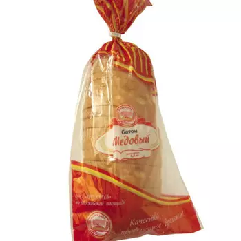 Батон медовый нарезанный 300 г курскхлеб оао