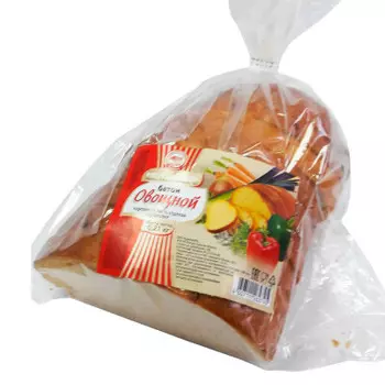 Батон овощной нарезанный 210г курскхлеб оао