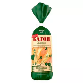 Батон подмосковный нарезанный 400г Русский хлеб