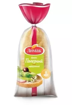 Батон полезный нарезанный 280г лимак